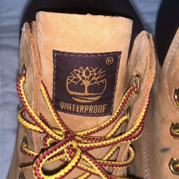 Timberland Mens Waterproof Nubuck Boots Size 4 - Picture 2 of 8